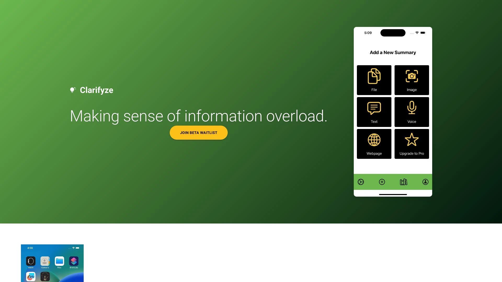 Clarifyze - AI Tool Ocean