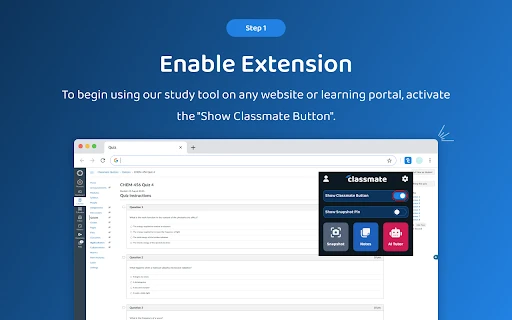 Classmate AI - Chrome Extension - AI Tool Ocean