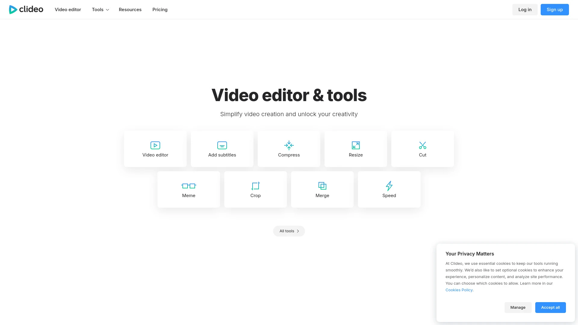 Clideo - AI Tool Ocean