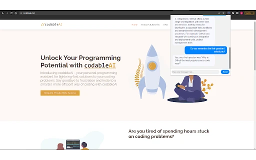 CodableAI - Chrome Extension - AI Tool Ocean