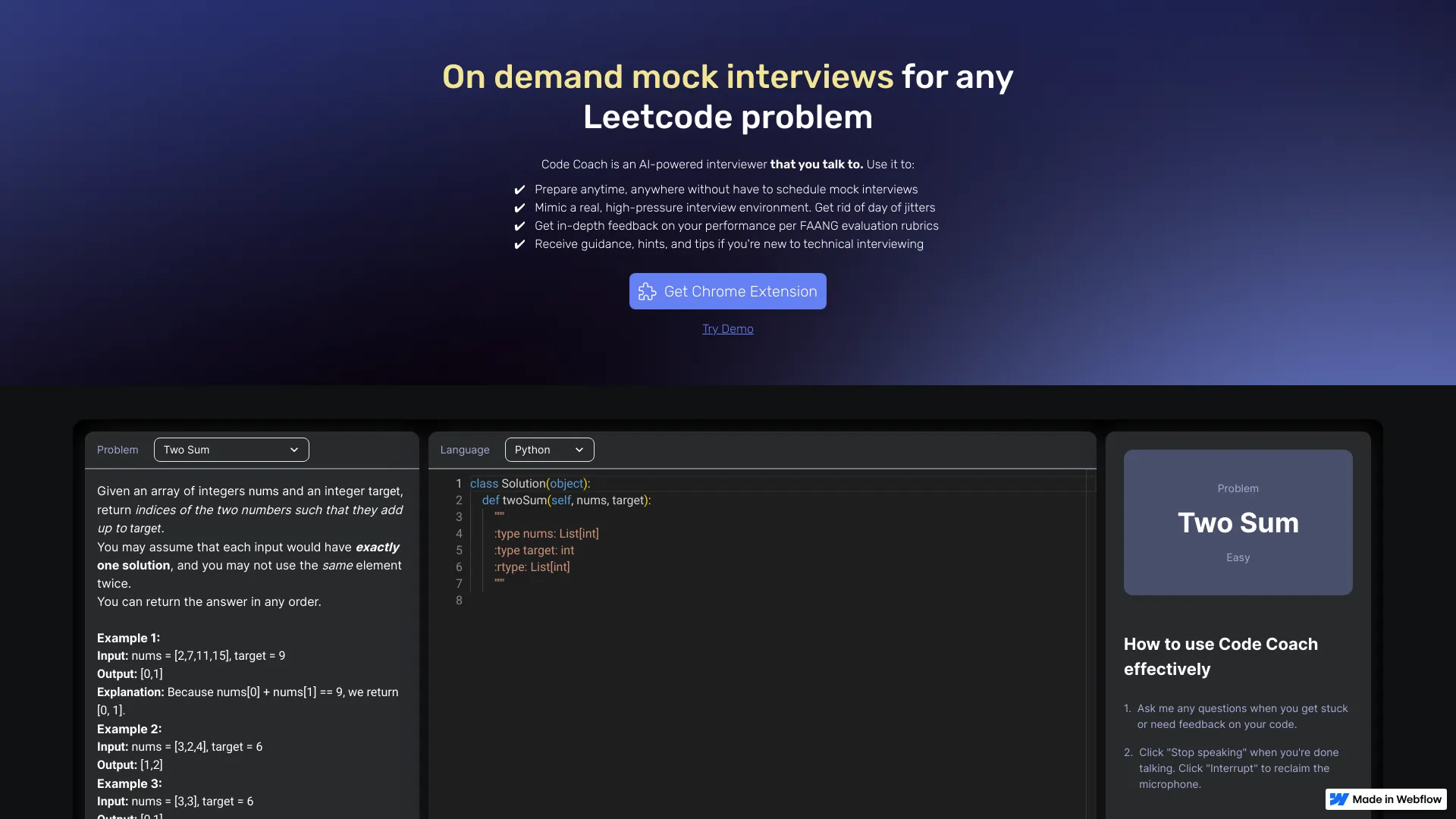 Code Coach - AI Tool Ocean