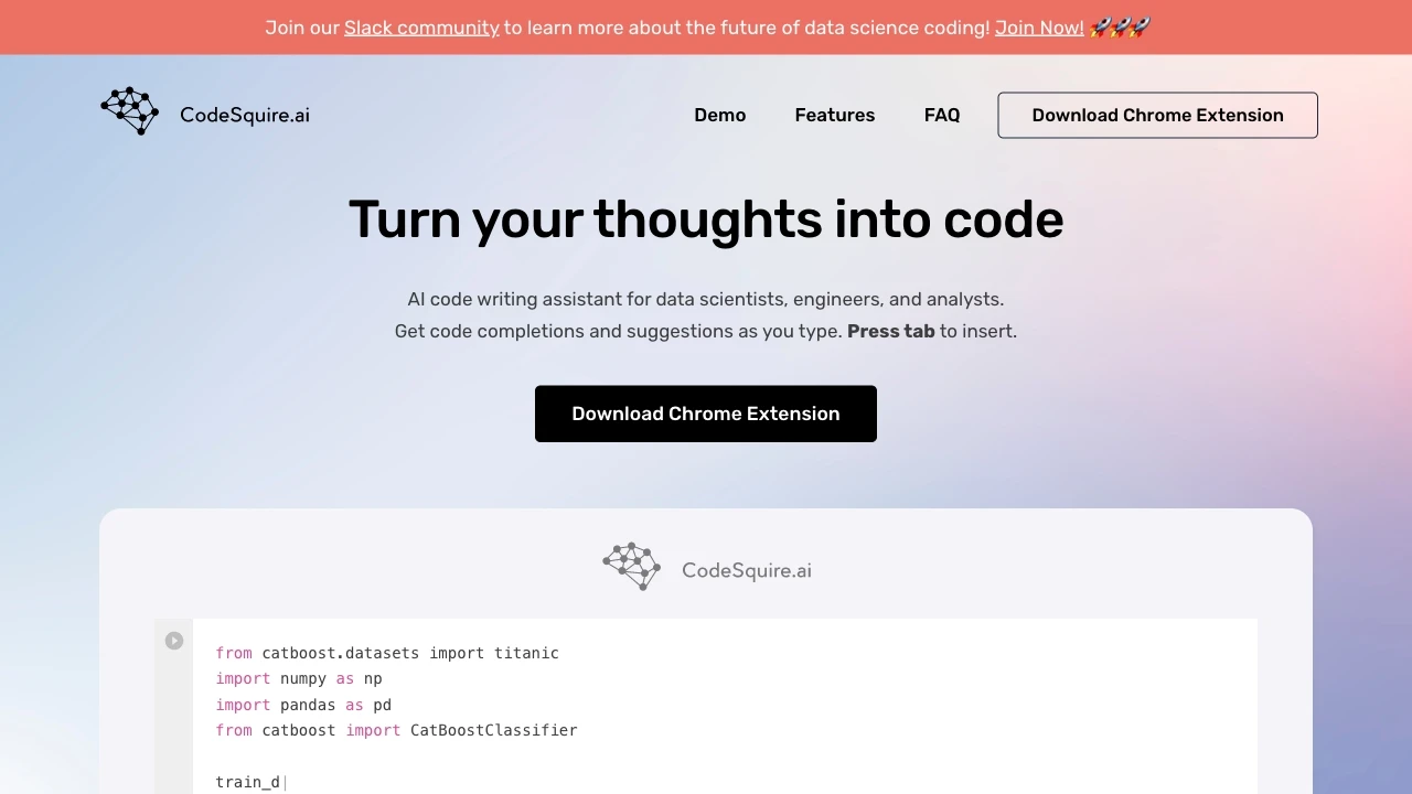 CodeSquire - AI Tool Ocean