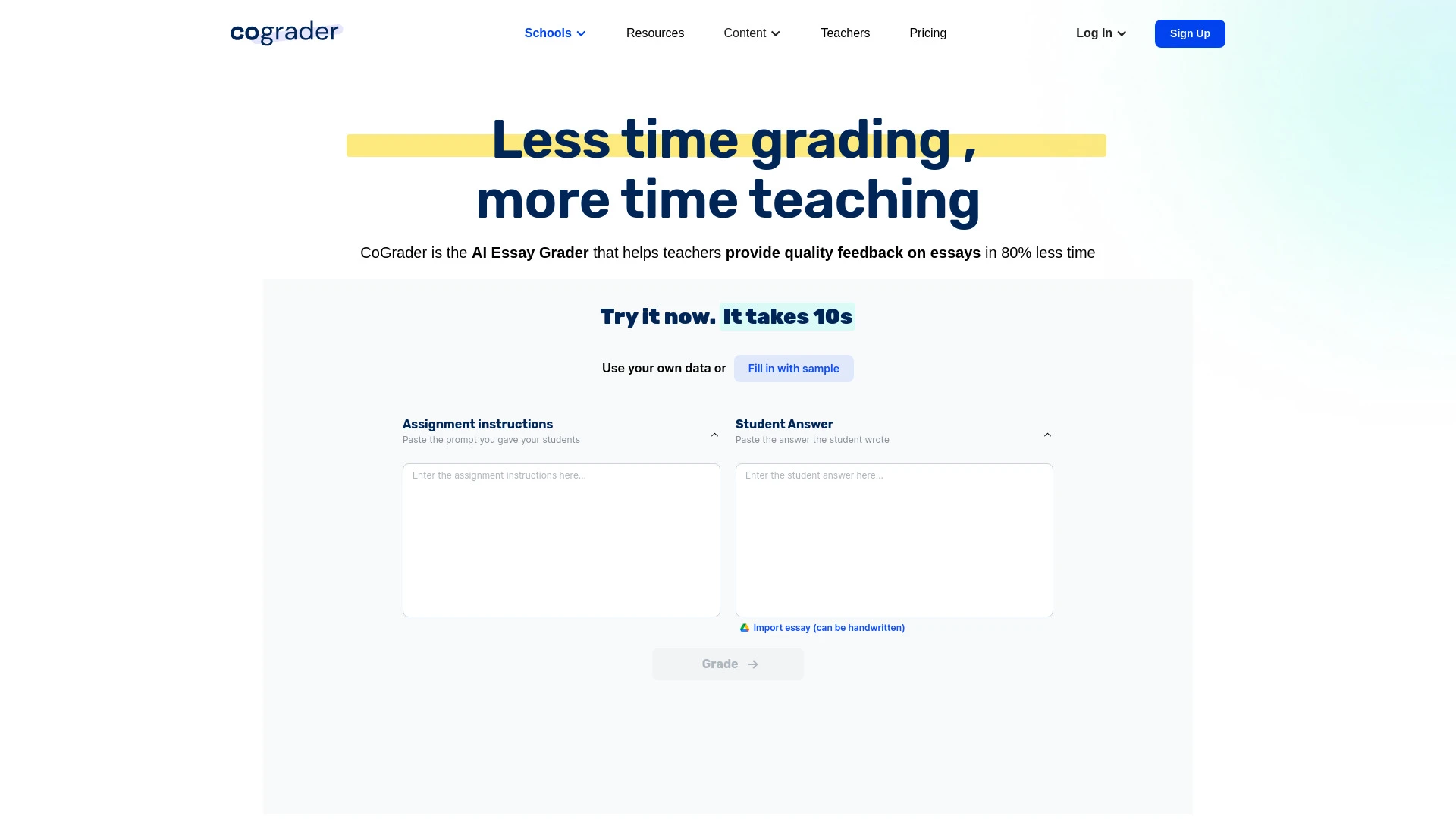 CoGrader - AI Tool Ocean