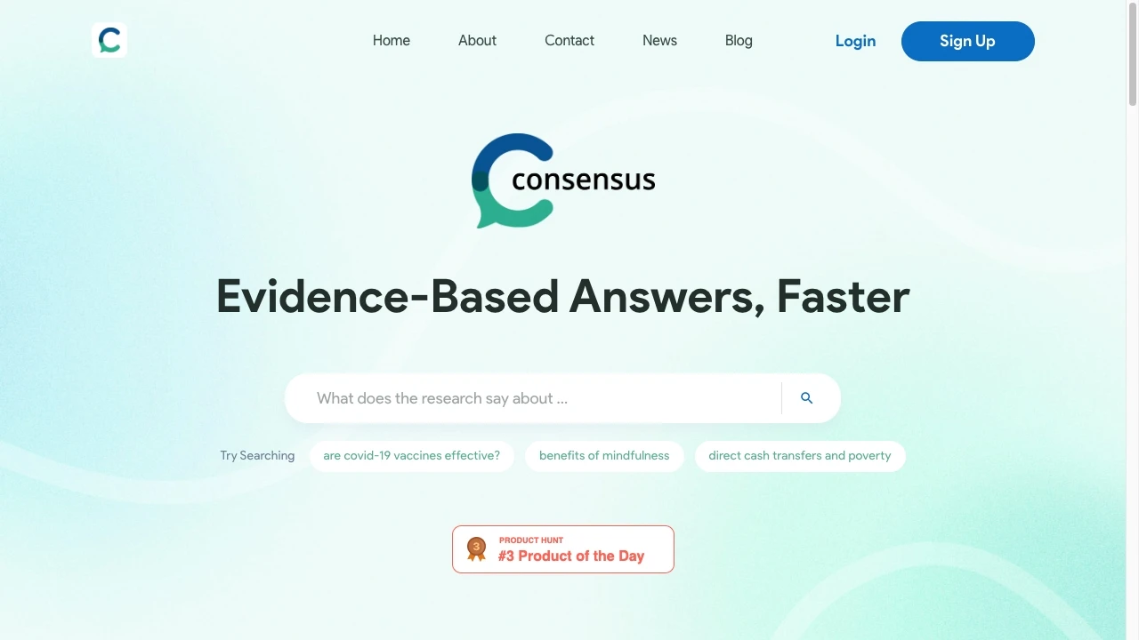Consensus - AI Tool Ocean