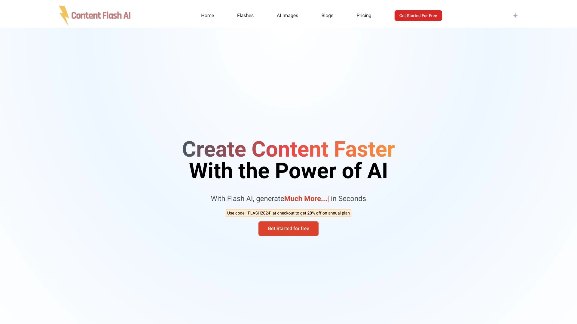 Content Flash AI - AI Tool Ocean