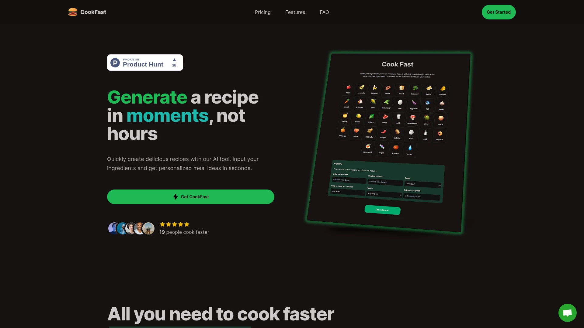 CookFast - AI Tool Ocean