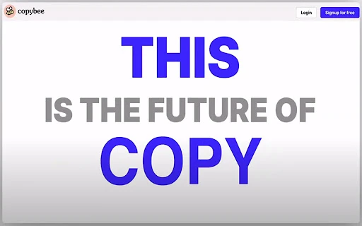 CopyBee - Chrome Extension - AI Tool Ocean