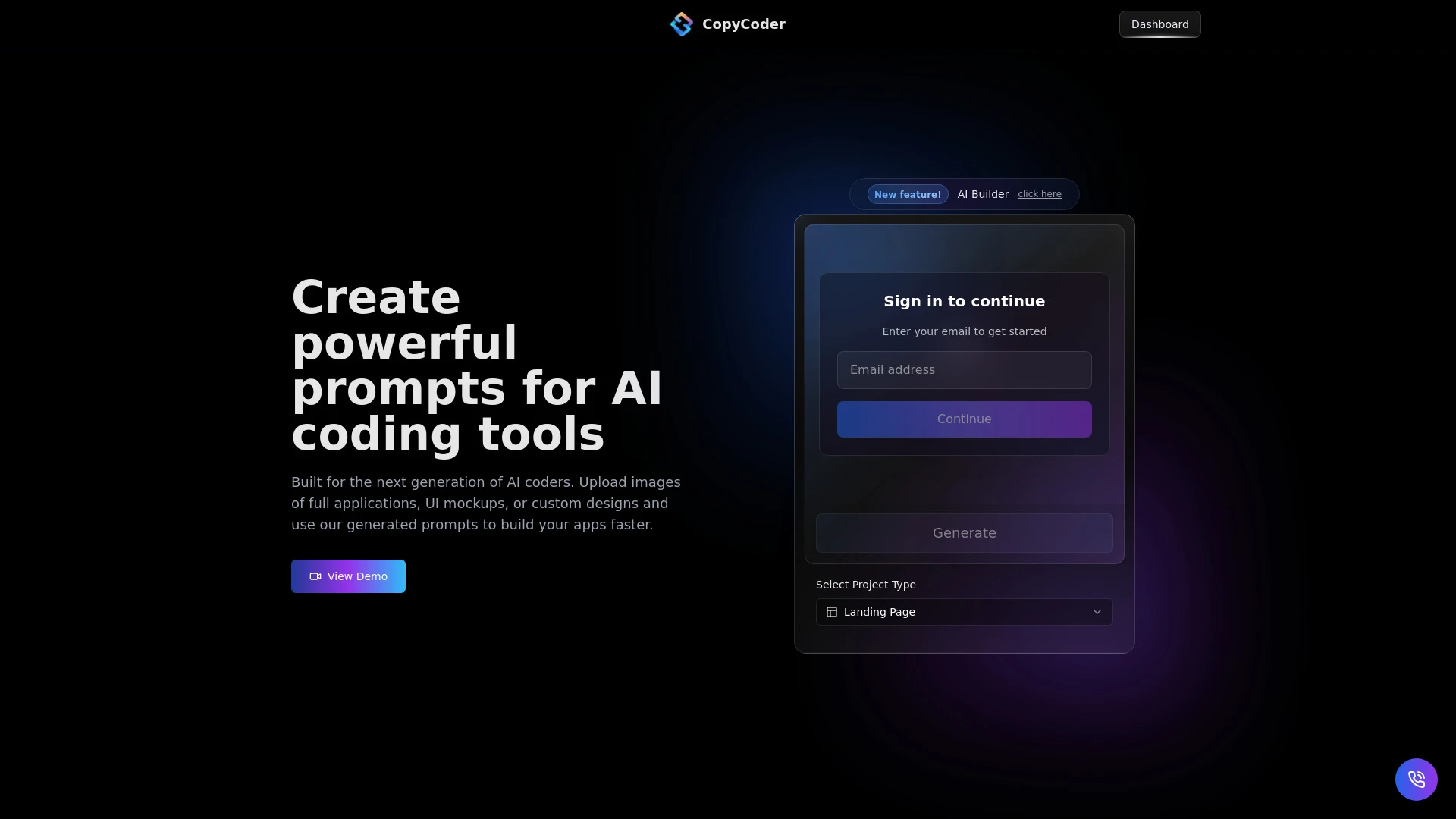 CopyCoder - AI Tool Ocean
