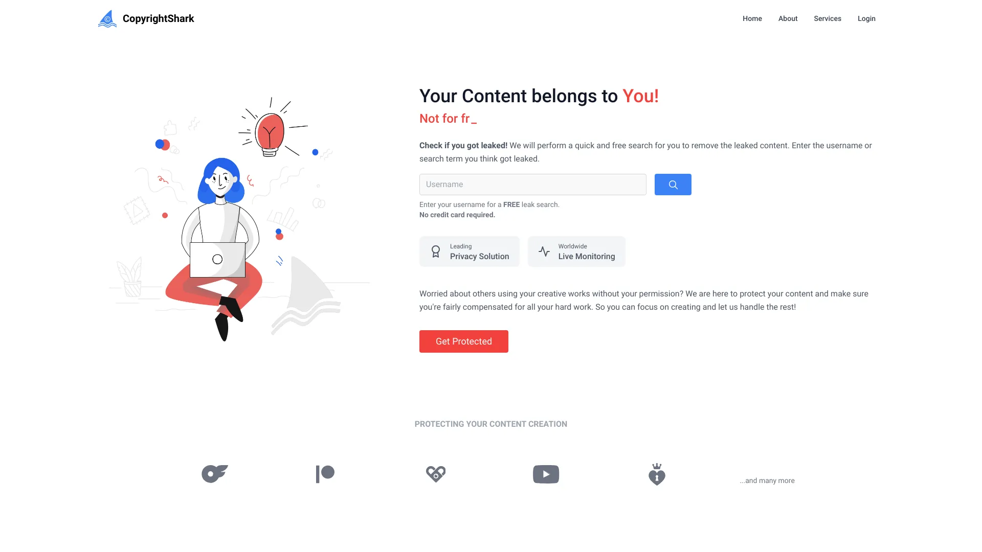 CopyrightShark - AI Tool Ocean