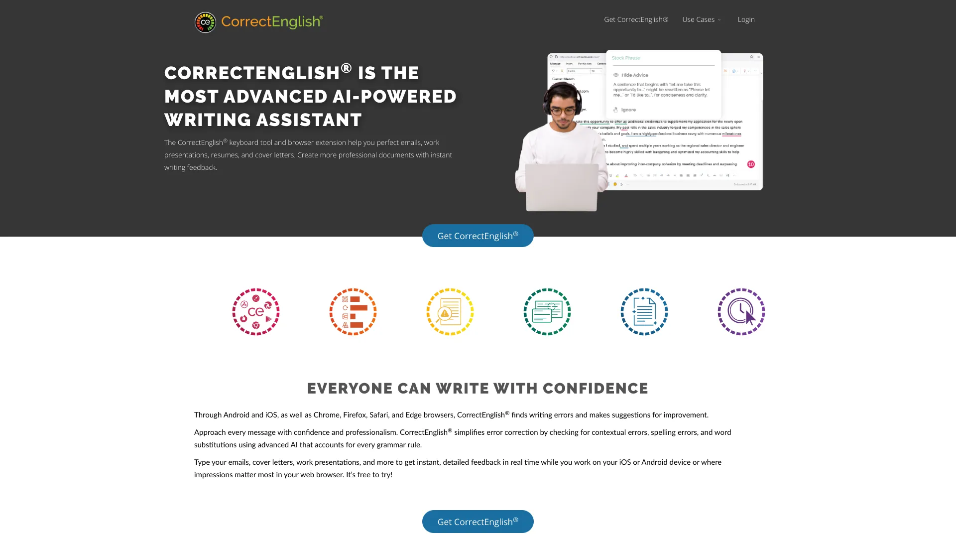 CorrectEnglish - AI Tool Ocean
