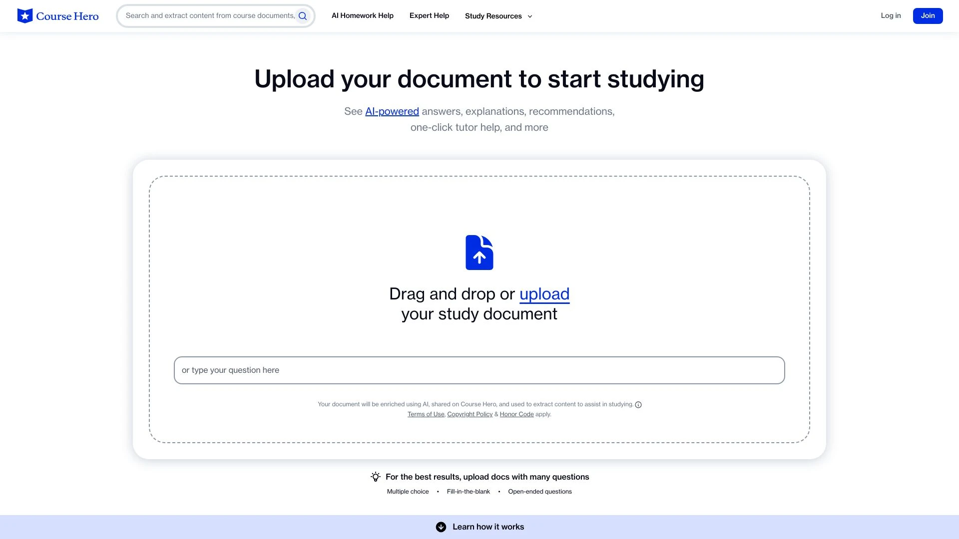Course Hero - AI Tool Ocean