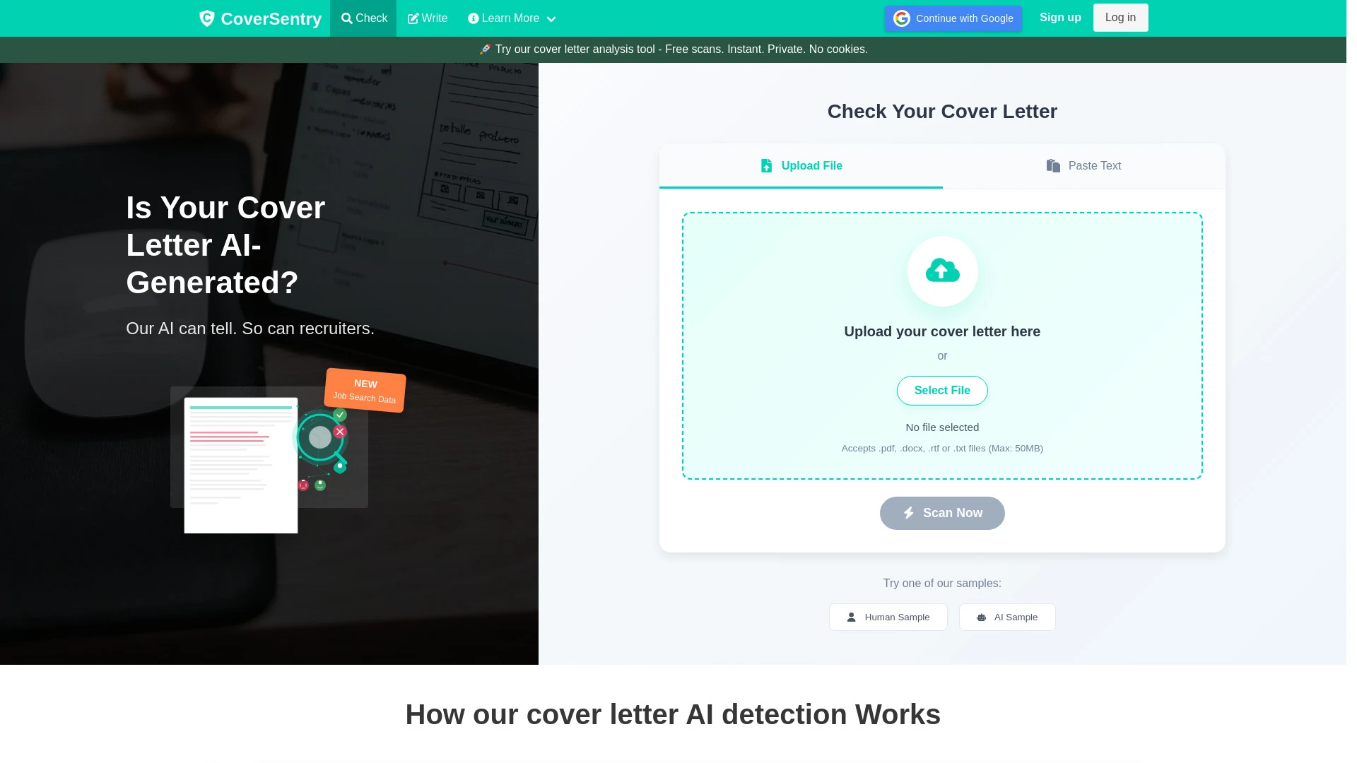CoverSentry - AI Tool Ocean