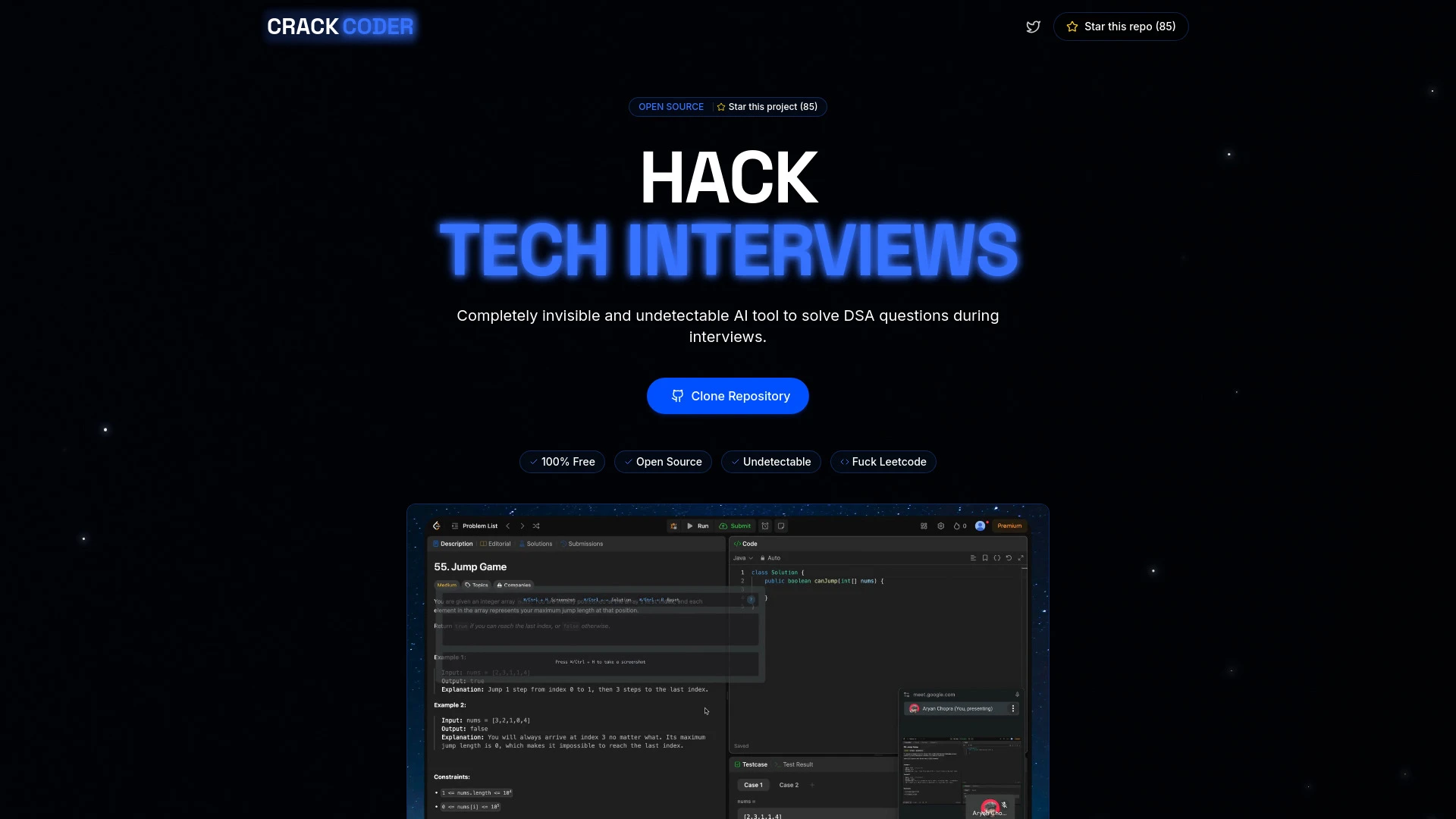 CrackCoder - AI Tool Ocean