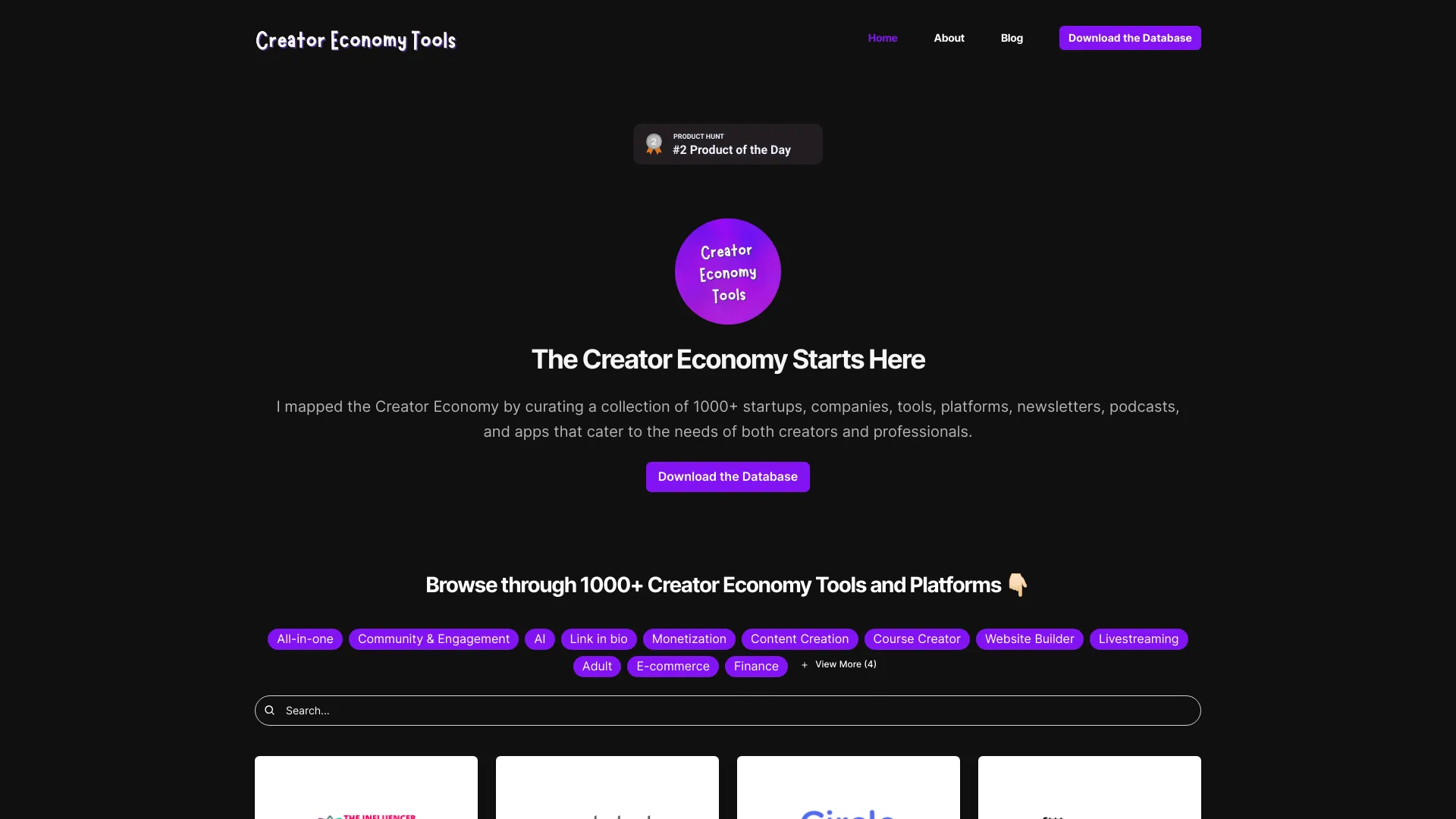 Creator Economy Tools - AI Tool Ocean