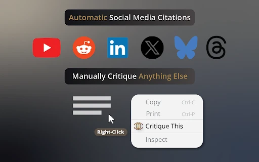 Critique AI Browser Companion - Chrome Extension - AI Tool Ocean