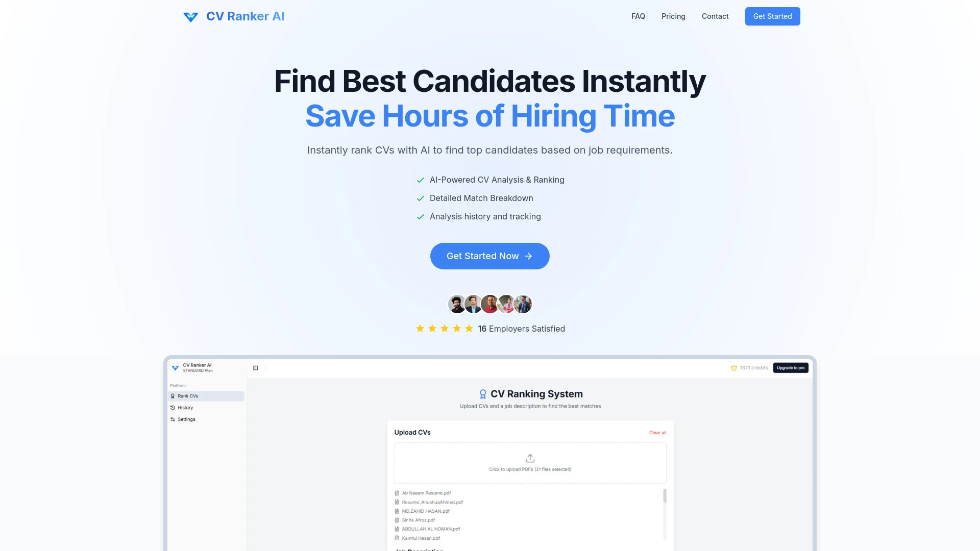 CV Ranker AI - AI Tool Ocean