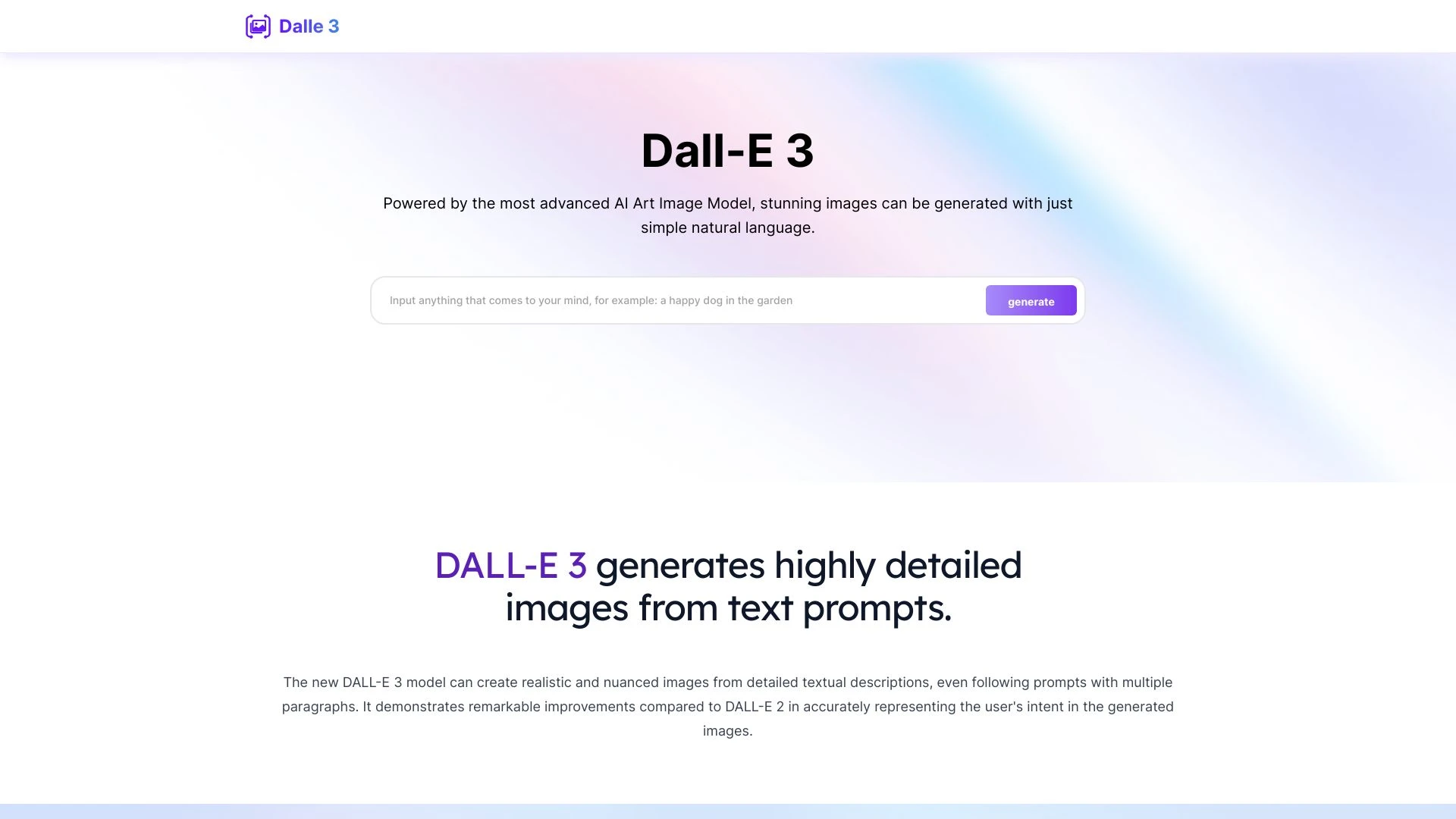 Dalle 3 - AI Tool Ocean