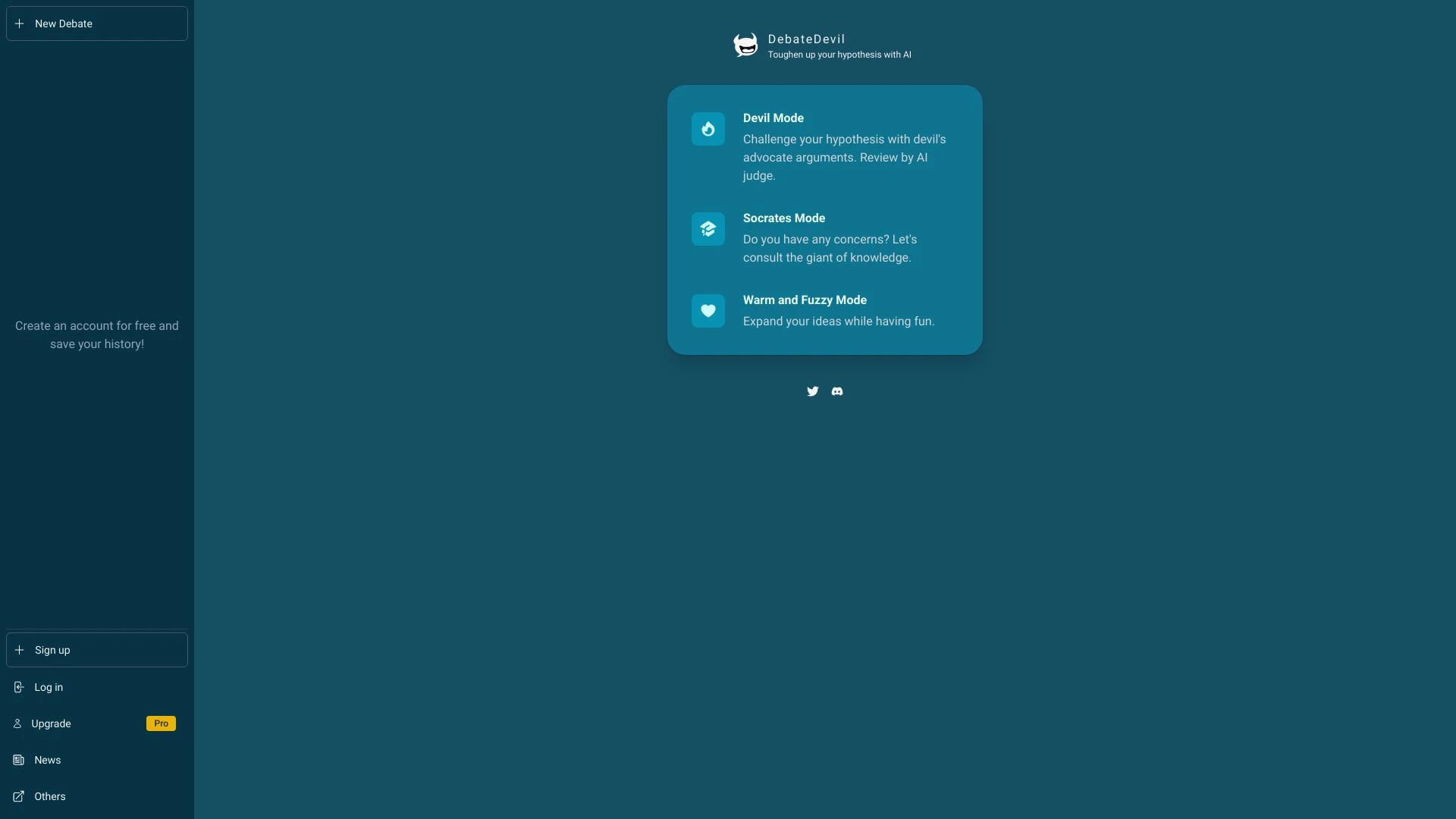 DebateDevil - AI Tool Ocean