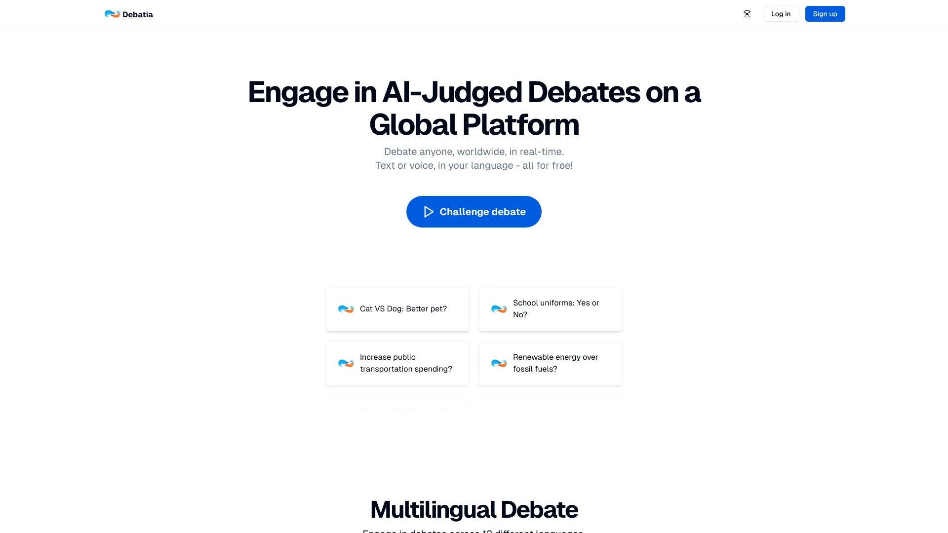 Debatia - AI Tool Ocean