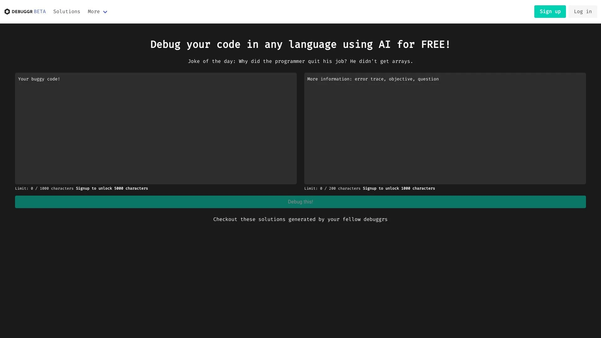 Debuggr.net - AI Tool Ocean
