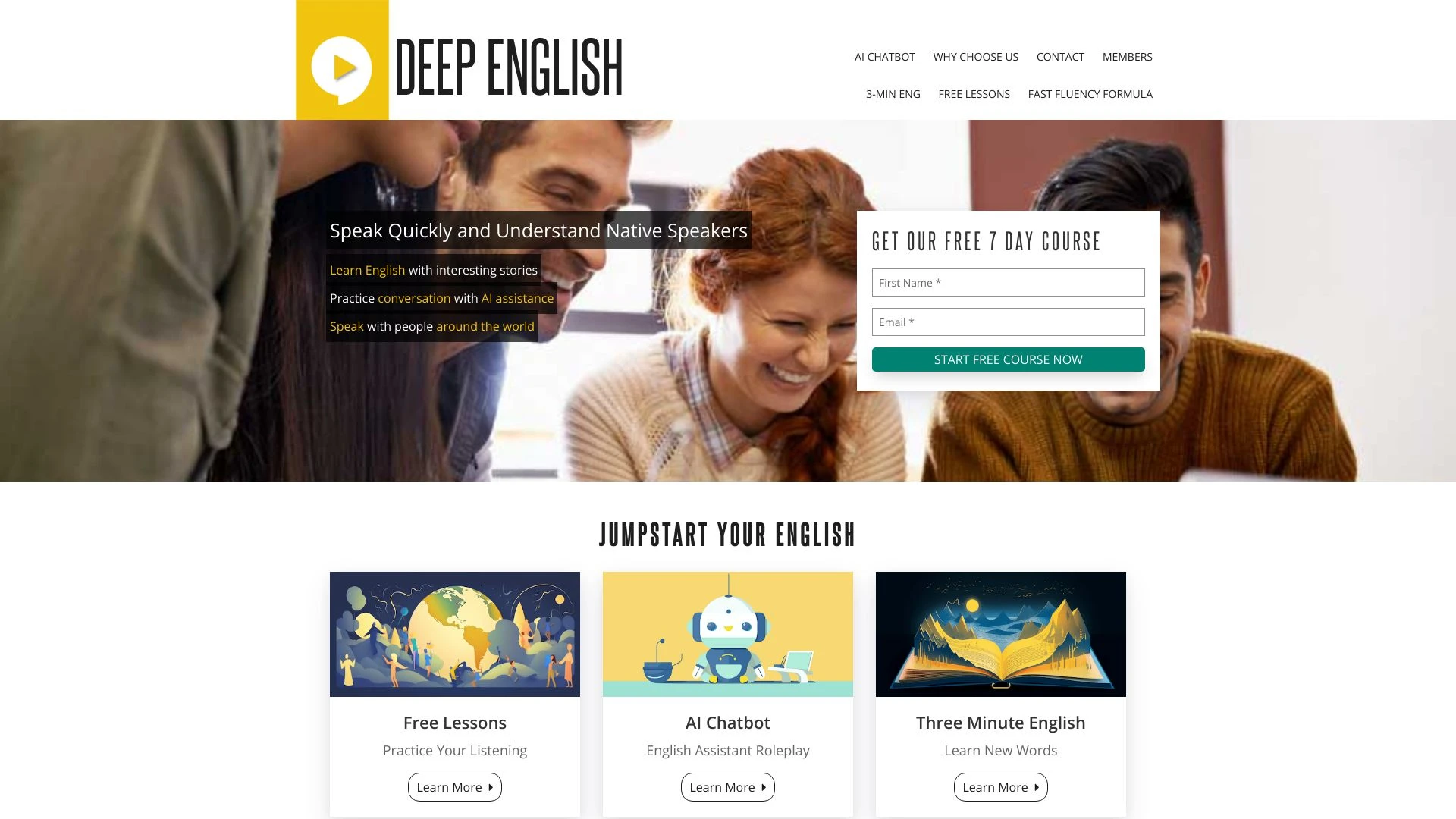 Deep English - AI Tool Ocean