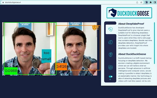 DeepfakeProof - Chrome Extension - AI Tool Ocean