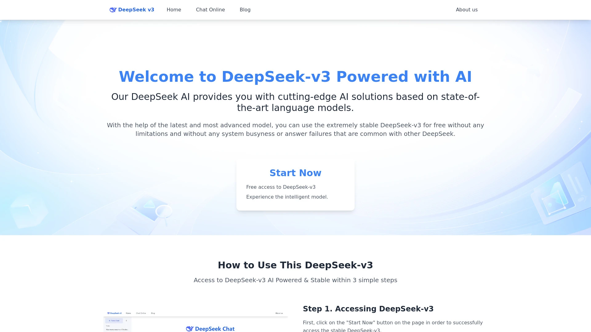 DeepSeek v3 - AI Tool Ocean