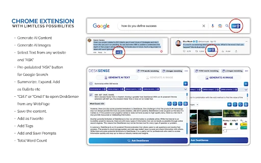 Desksense AI - Chrome Extension - AI Tool Ocean