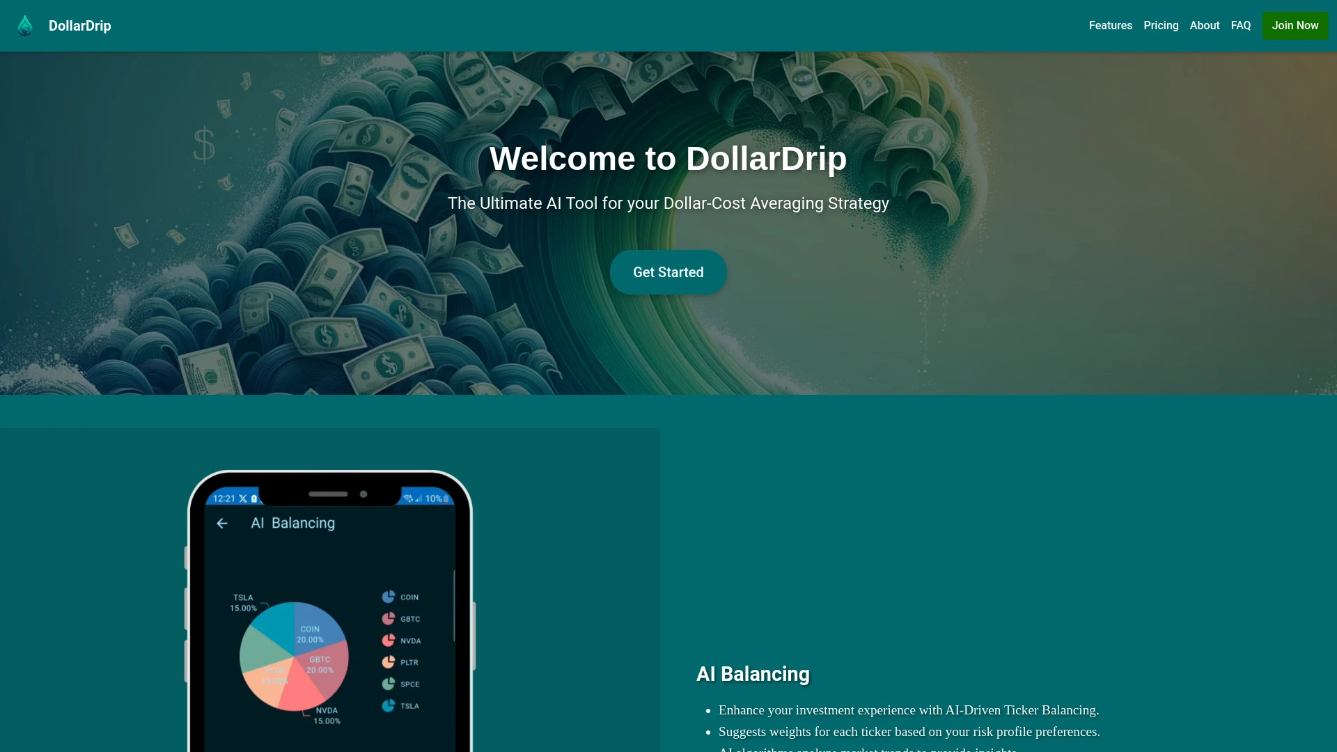 DollarDrip - AI Tool Ocean