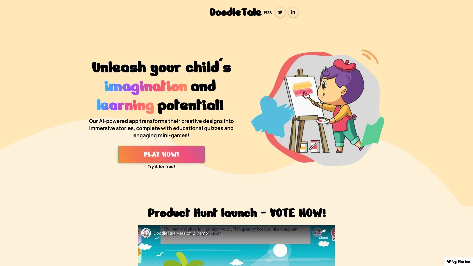 DoodleTale - AI Tool Ocean