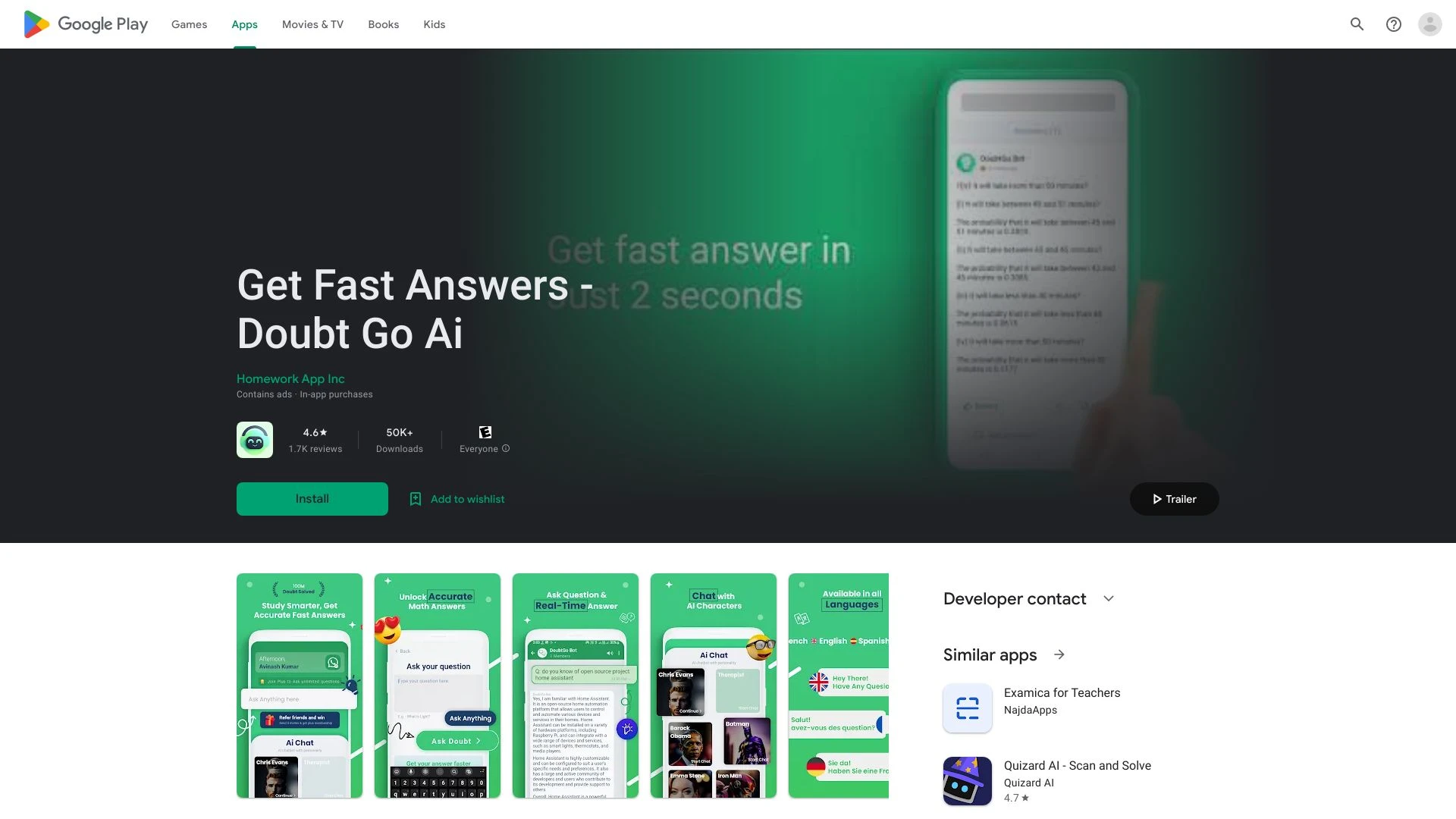 DoubtGo - AI Tool Ocean