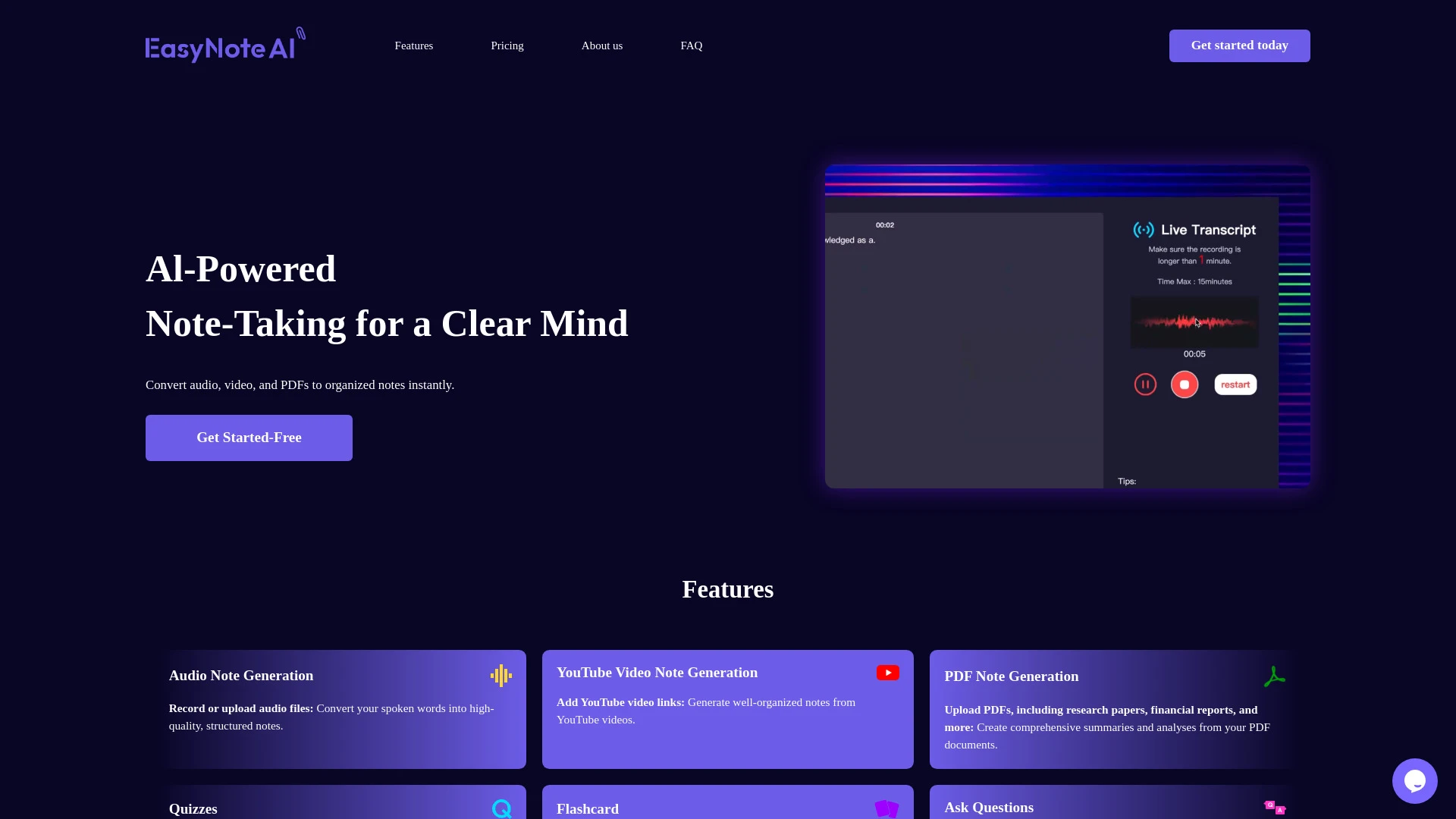 EasyNoteAI - AI Tool Ocean
