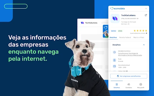 Econodata - Chrome Extension - AI Tool Ocean