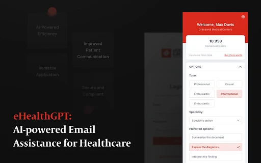eHealthGPT - Chrome Extension - AI Tool Ocean