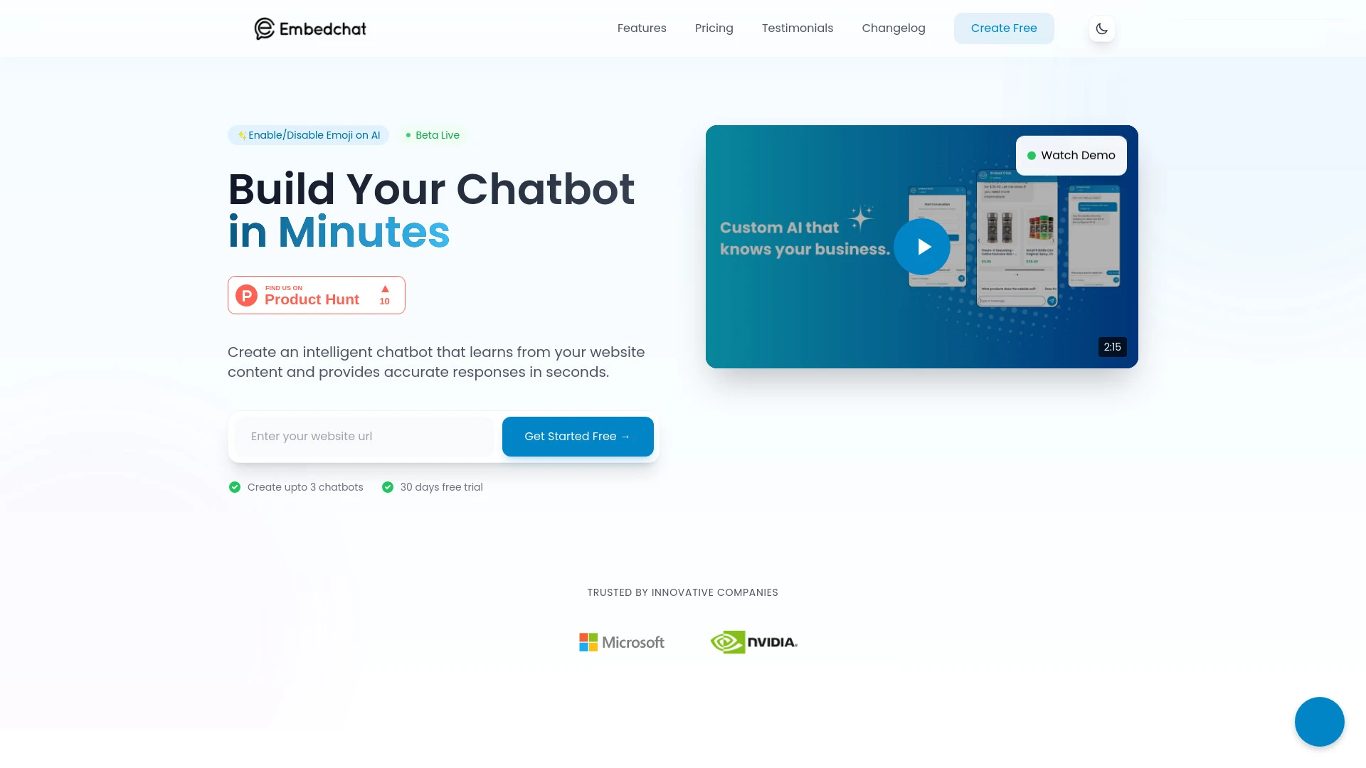 EmbedChat - AI Tool Ocean