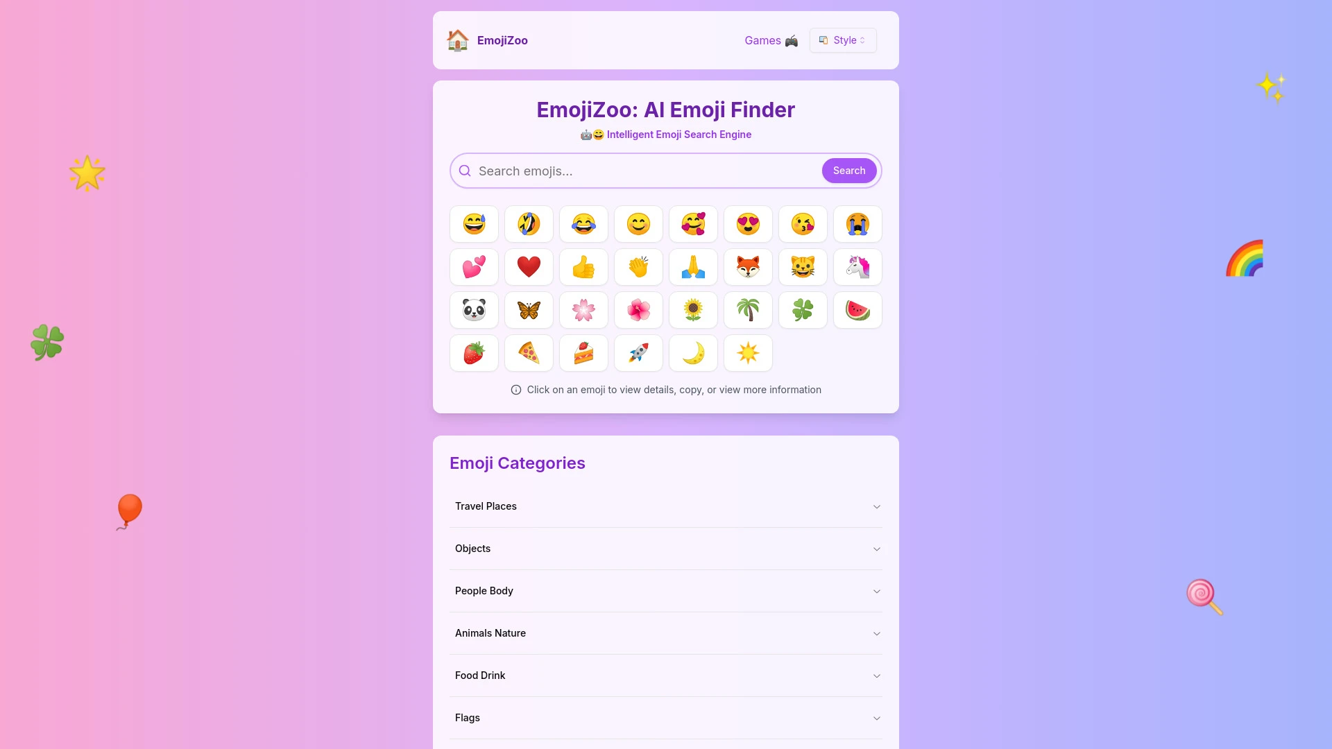 EmojiZoo - AI Tool Ocean