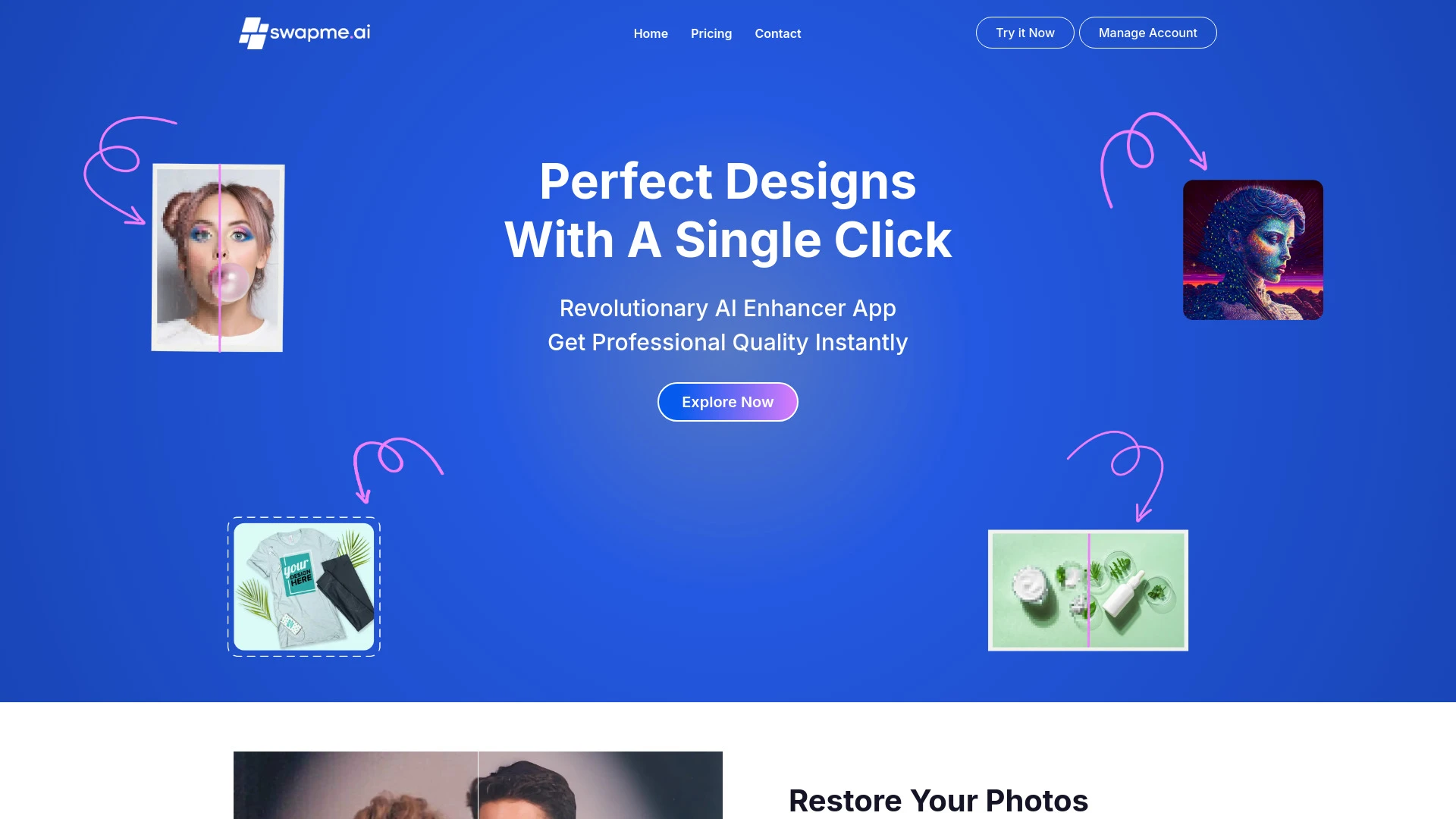 Enhancer App - AI Tool Ocean