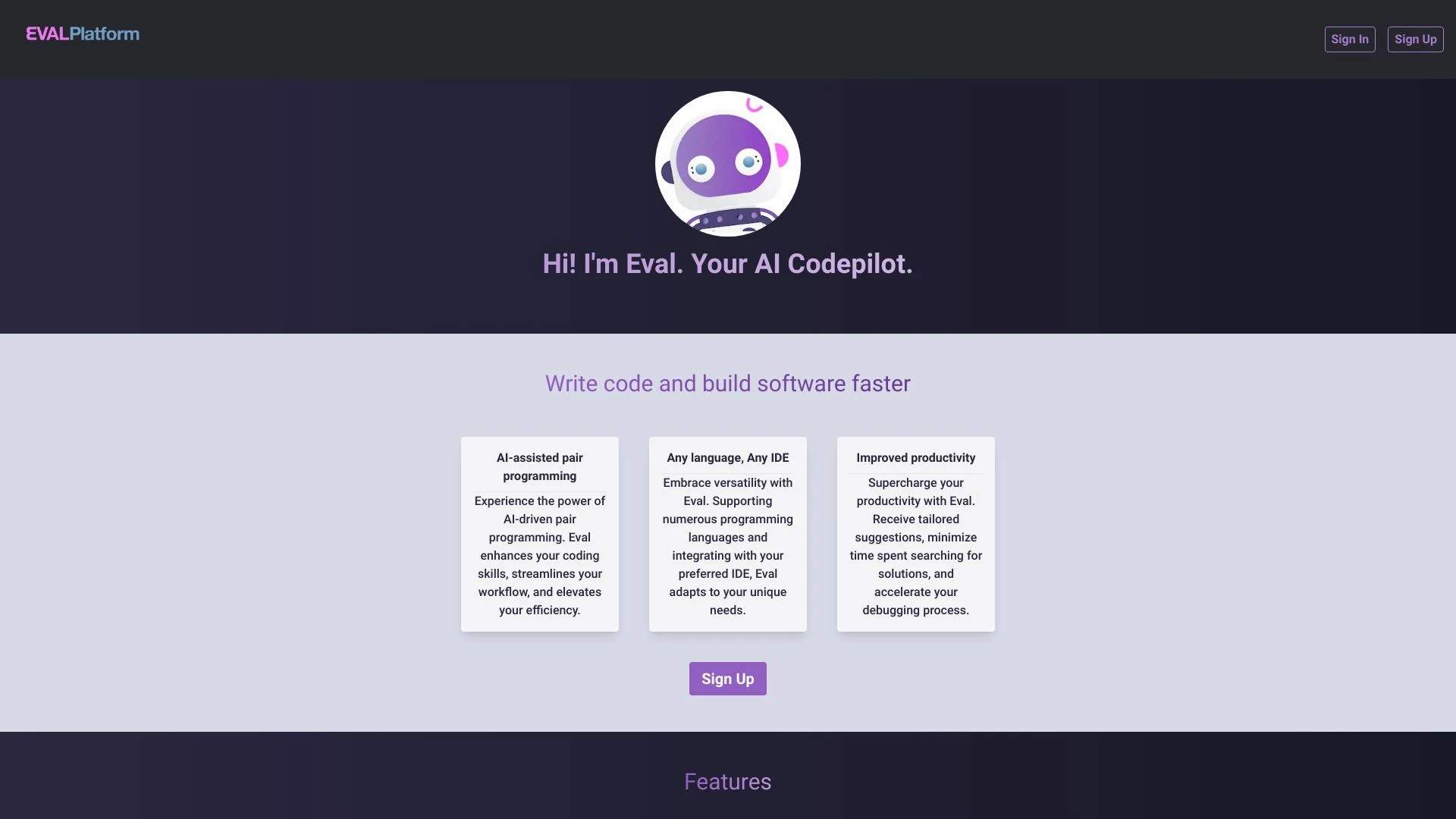 Eval - AI Tool Ocean