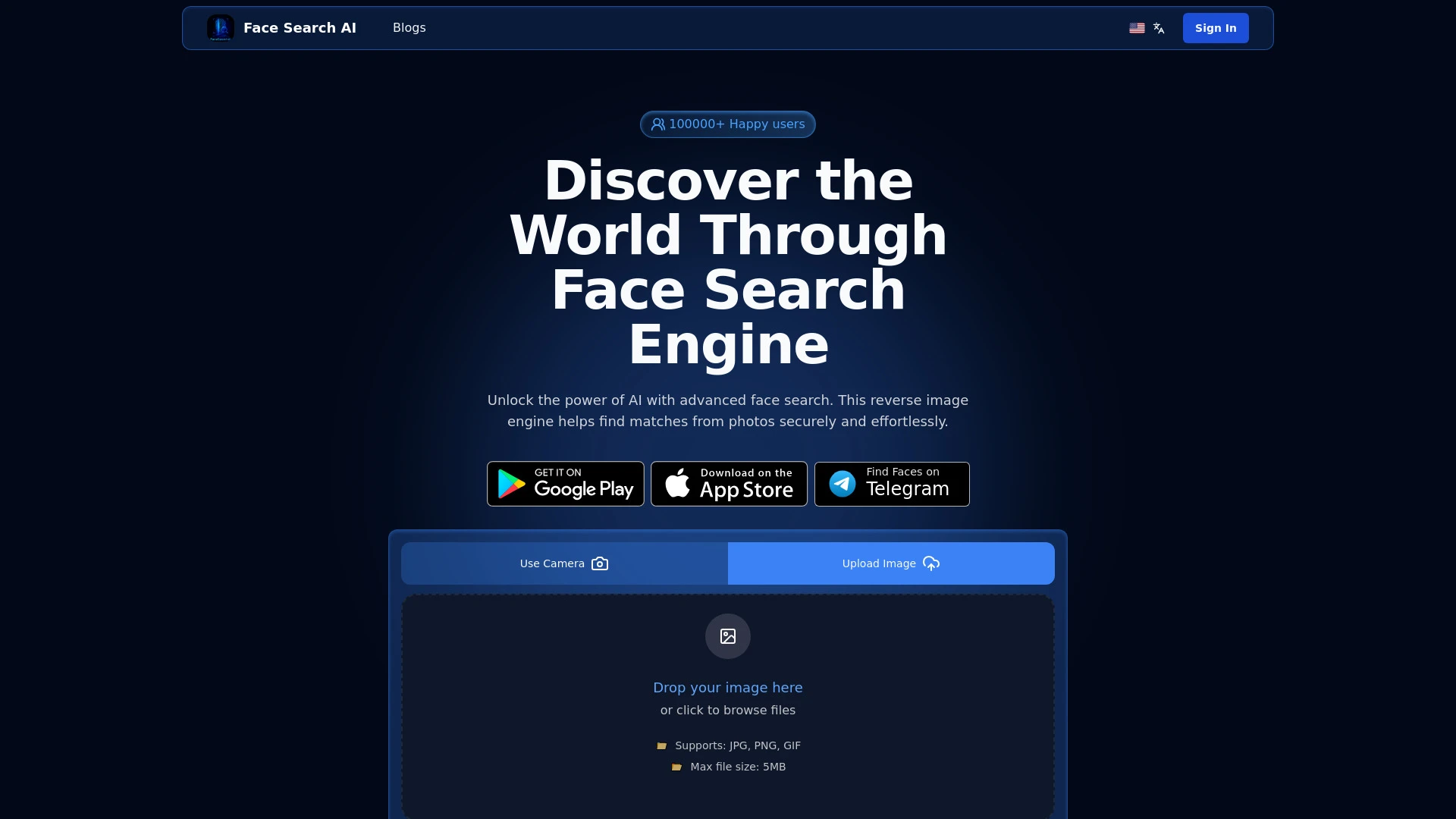 FaceSearch AI - AI Tool Ocean