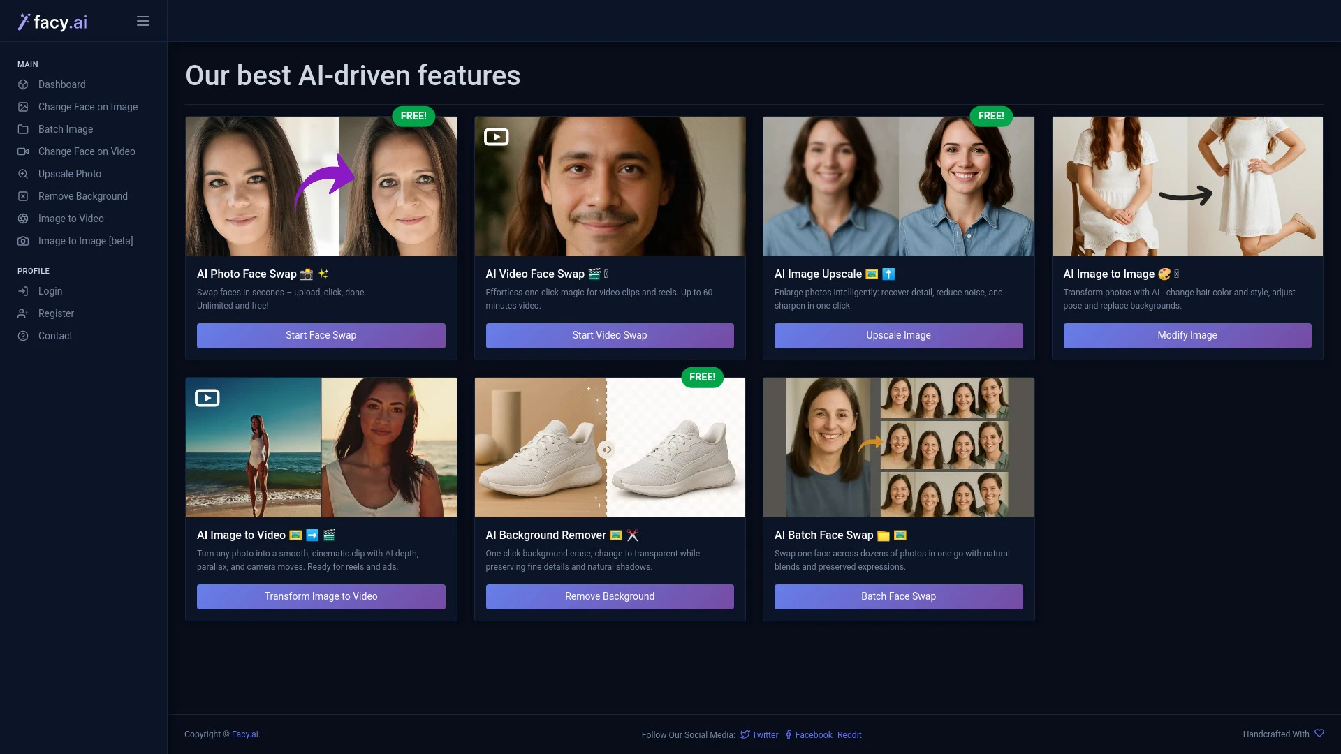 FACY AI - Face Swap Photos & Videos - AI Tool Ocean