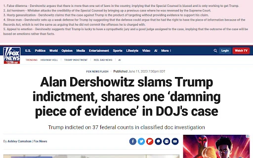 FallacyFilter - Chrome Extension - AI Tool Ocean