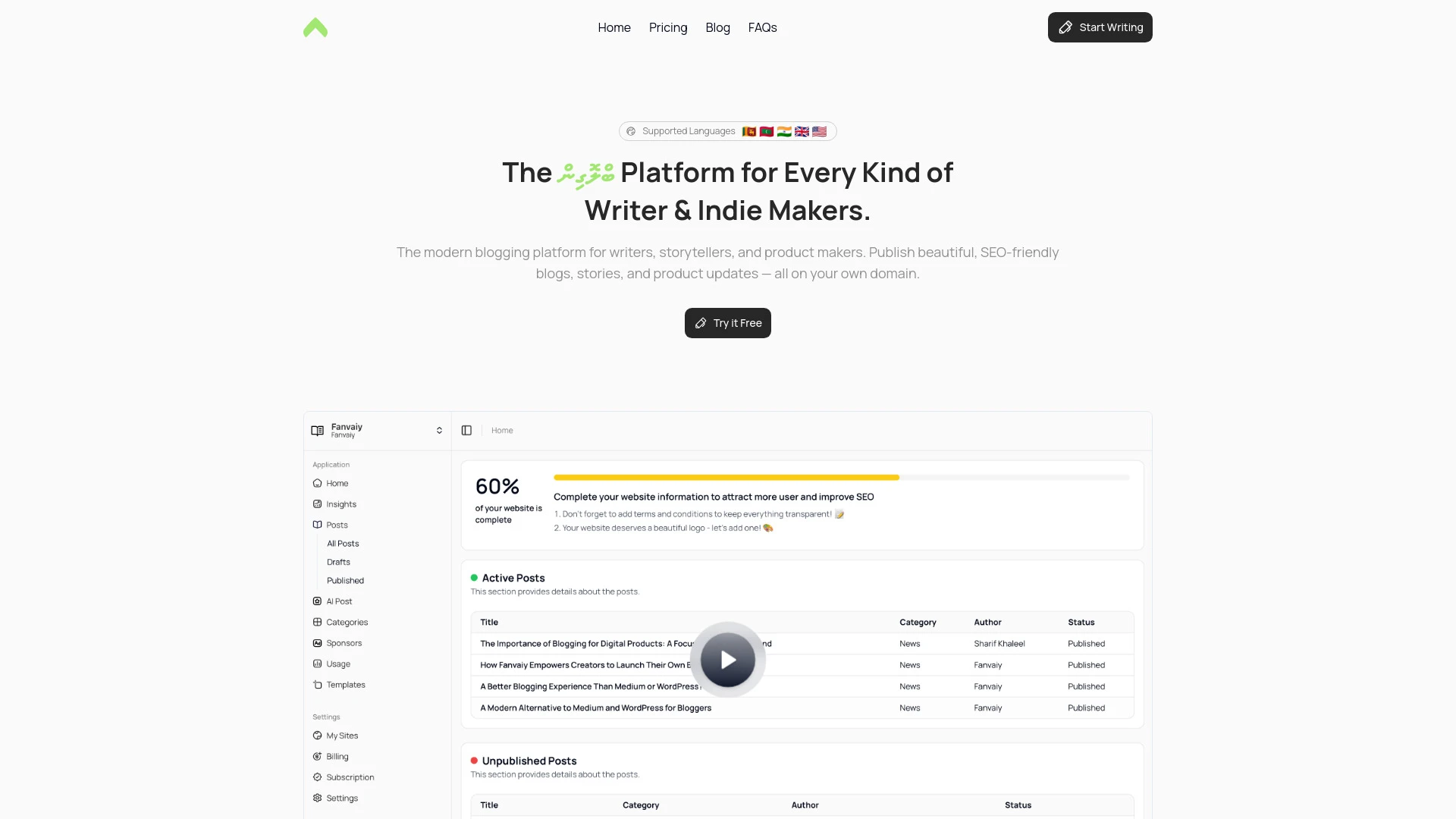 Fanvaiy - AI Tool Ocean