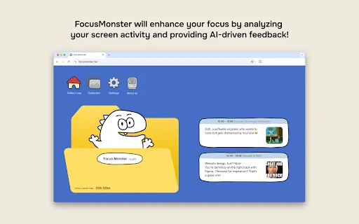 FocusMonster - Chrome Extension - AI Tool Ocean