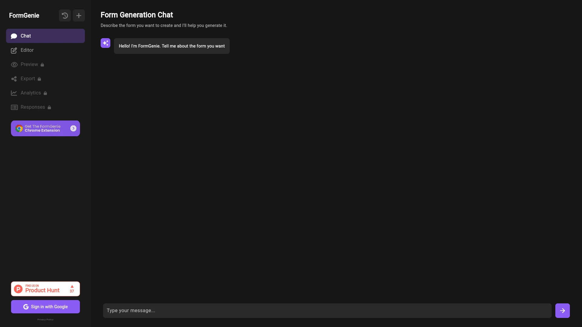 FormGenie - AI Tool Ocean