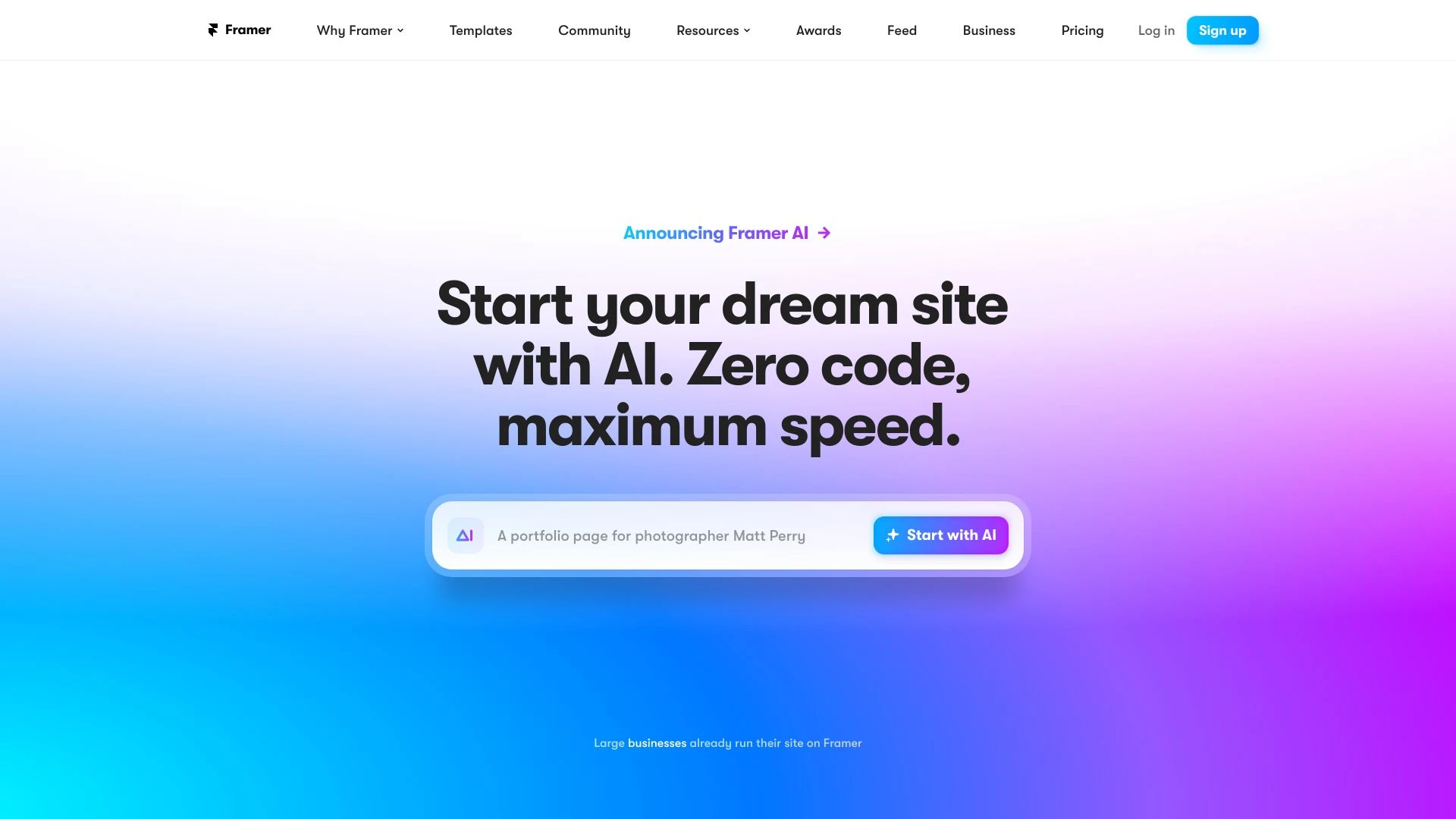 Framer - AI Tool Ocean