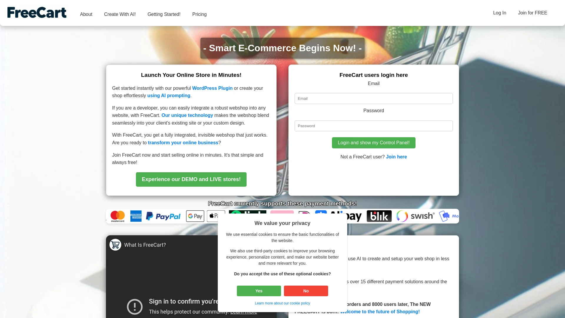 FreeCart - AI Tool Ocean