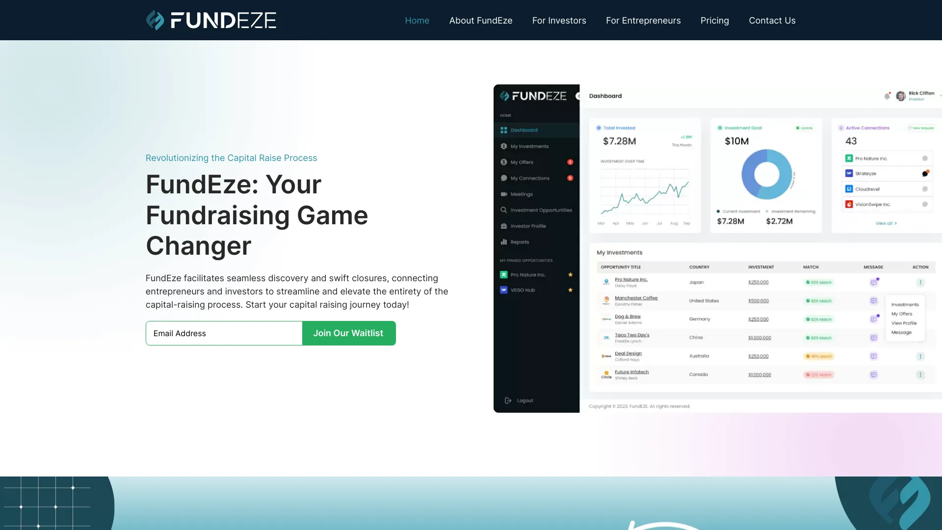 FundEze - AI Tool Ocean
