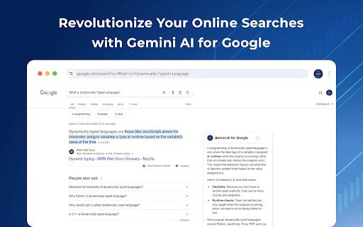 Gemini AI for Google - Chrome Extension - AI Tool Ocean