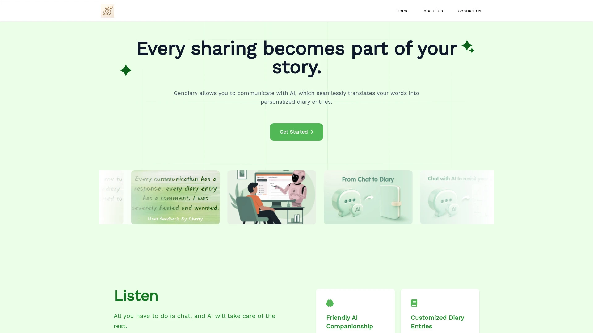 Gendiary - AI Tool Ocean