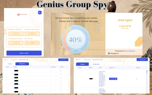Genius Group Spy - Chrome Extension - AI Tool Ocean